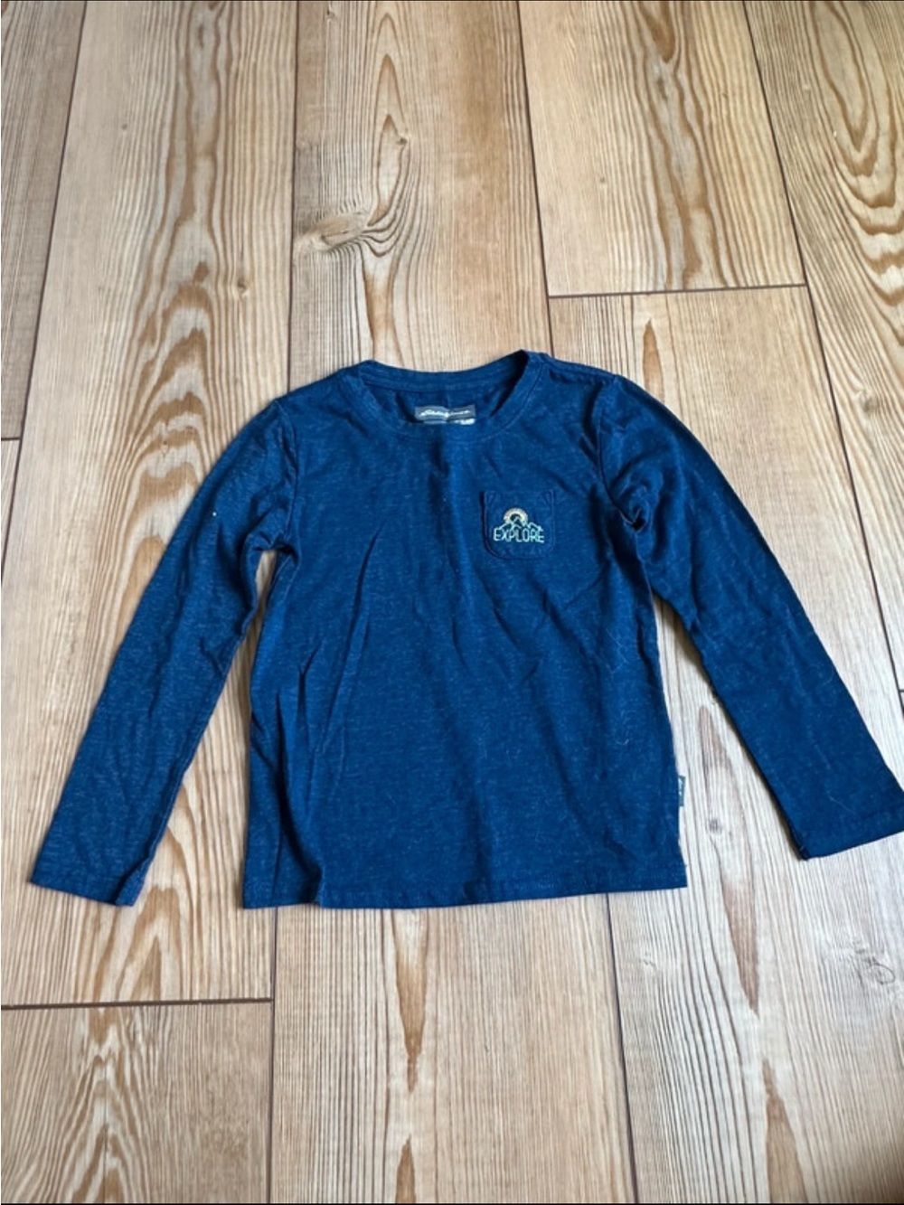 Eddie Bauer Navy Long-Sleeve 'Explore' Tee